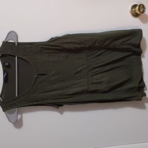 Olive green casual tanktop